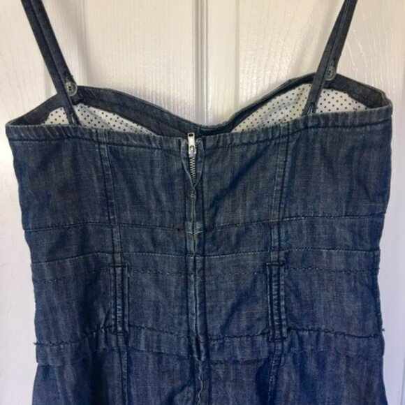 RARE Vintage Miss Sixty denim dress 100% cotton with built in bra size xs - Picture 16 of 16